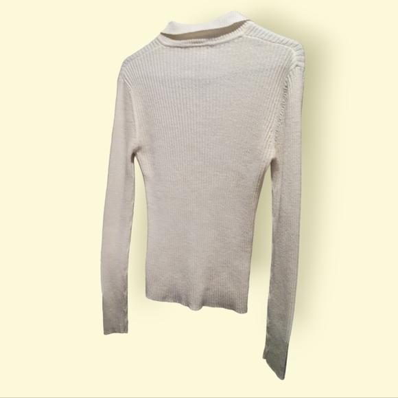 Kathie Lee ribbed crop sweater - S - Picture 2 of 6